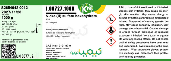 NickelII-sulfate-hexahydrate