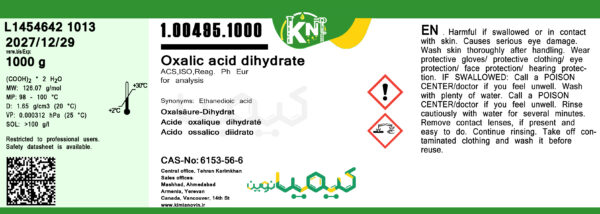 Oxalic acid dihydrate