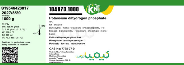 Potassium dihydrogen phosphate