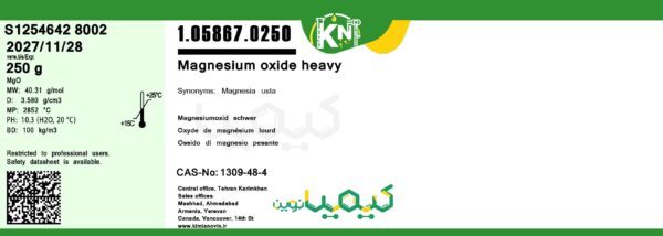 Magnesium-oxide-heavy